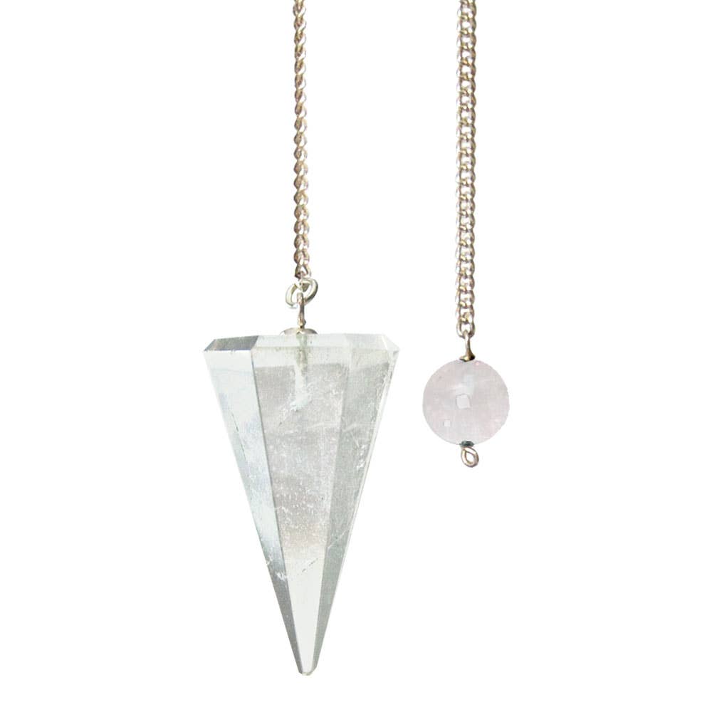 Pendulum Hexagonal Clear Quartz (Each)