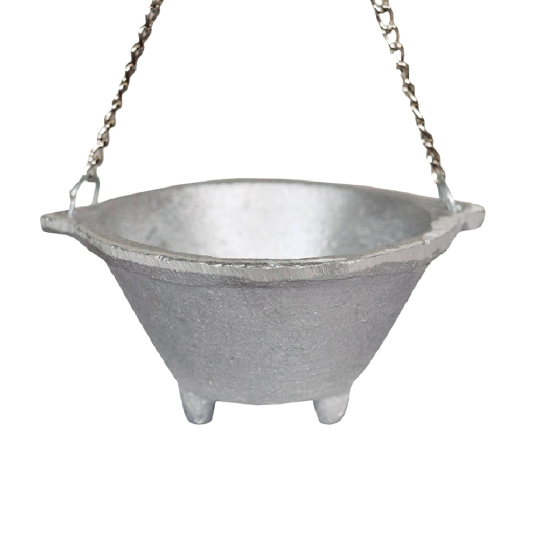 DESIGNS BY DEEKAY INC - Aluminum Cauldron for 4.5 inch with Holder and Handle