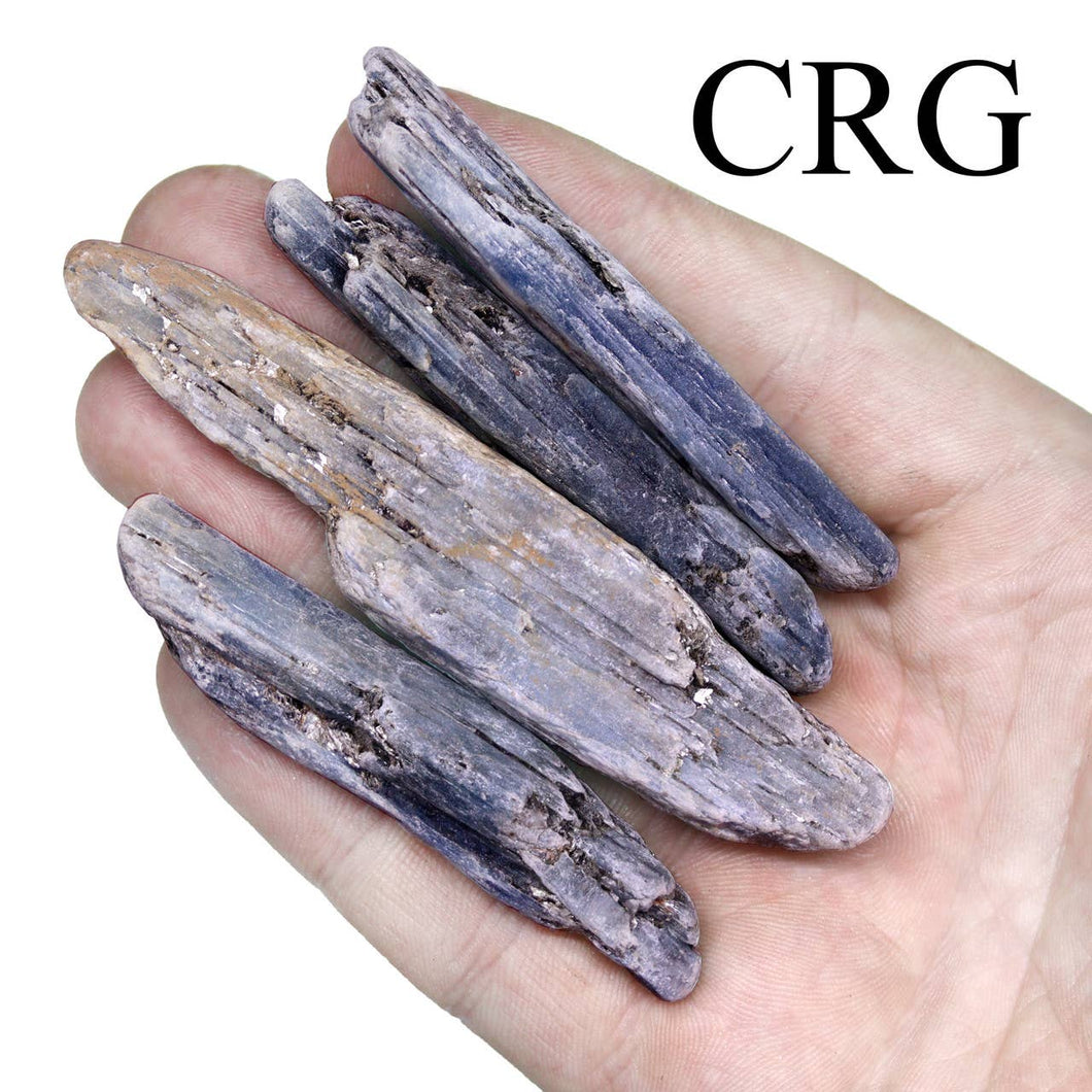 Crystal River Gems LLC - 1 LB. LOT - Blue Kyanite Raw Crystal Rods from Brazil