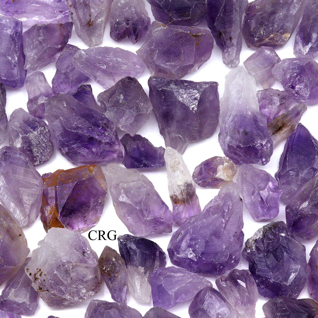 Crystal River Gems LLC - 1 KILO LOT - Rough Amethyst Points & Chips / 1-3 cm avg.