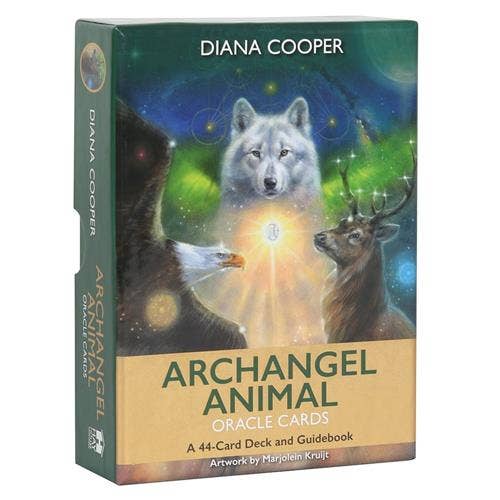 Green Tree Candle - Archangel Animal Oracle Cards