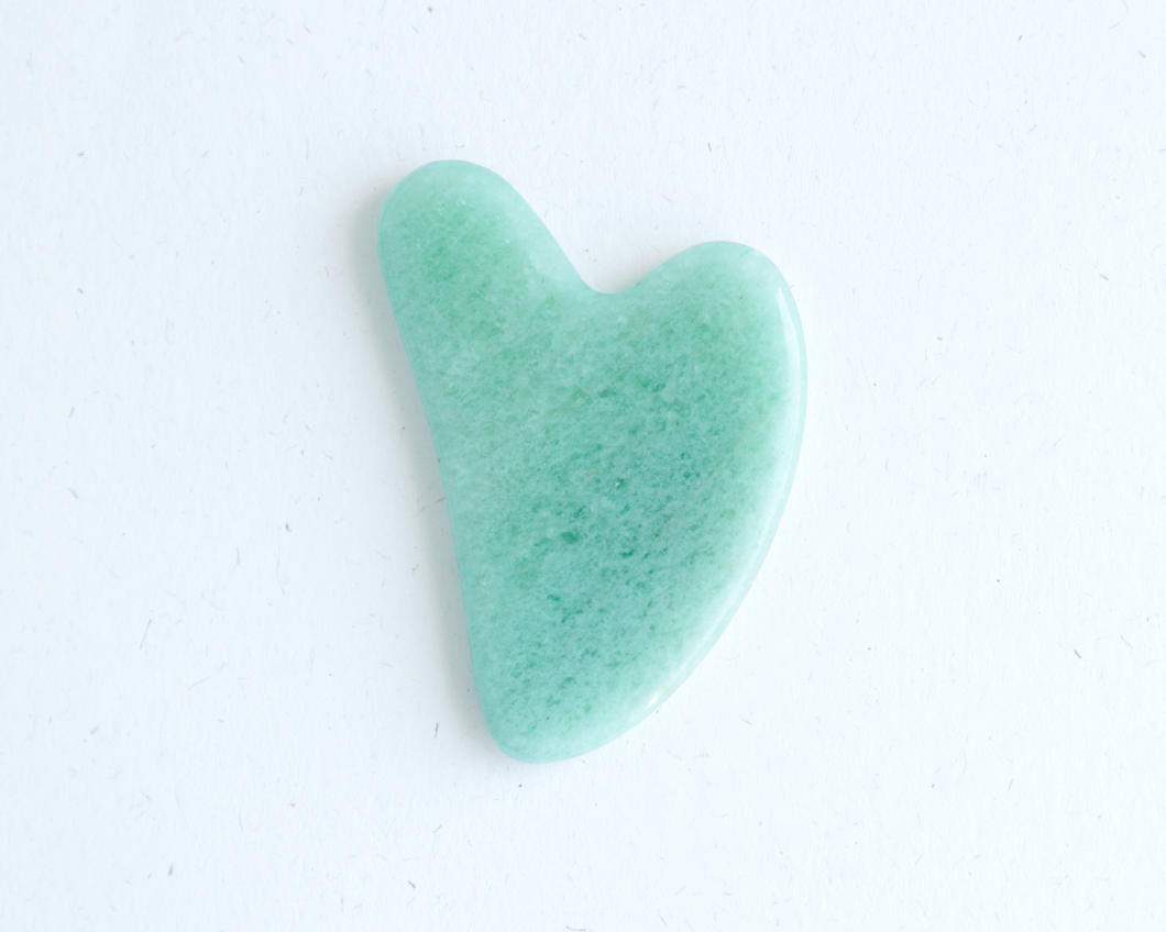 - Aventurine Gua Sha Tool