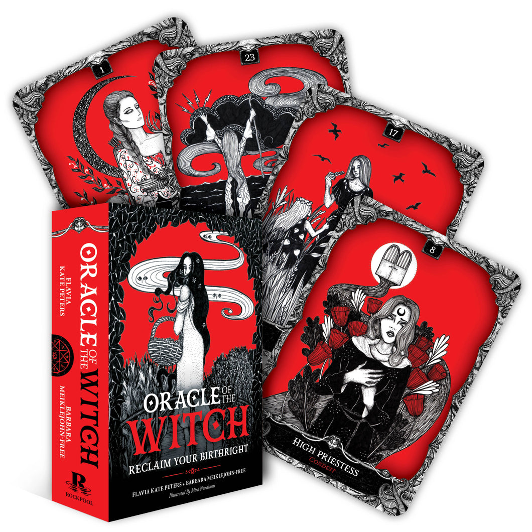 Red Wheel/Weiser LLC - Oracle of the Witch: (44 Full-Color Cards and 144-Page Book)