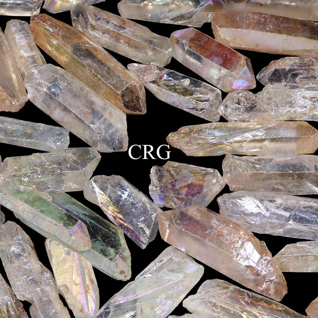 Crystal River Gems LLC - 1 LB. LOT - Angel Aura Quartz Points / 1