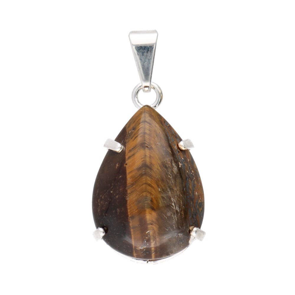 BP Small Drop Tiger Eye Pendant