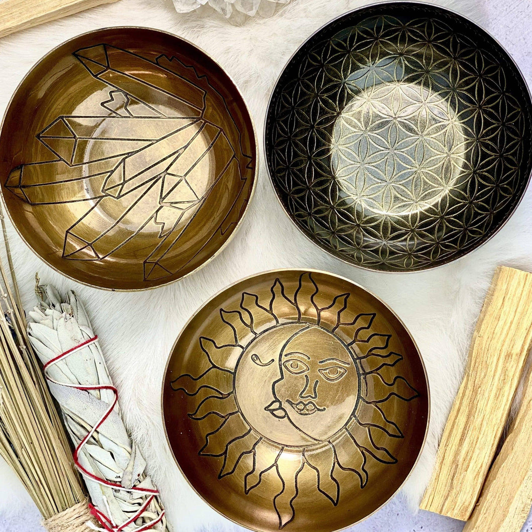 Rock Paradise - Offering Bowl Brass - (RK16-58)