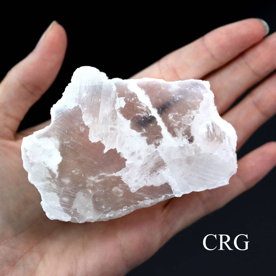 Crystal River Gems LLC - QTY 1 - TV Rock Selenite / 3-4.5