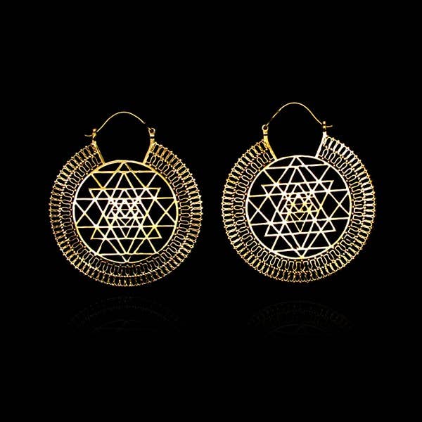 Vives de la Cortada SCP - Pendientes de Bronce Mandala -2-