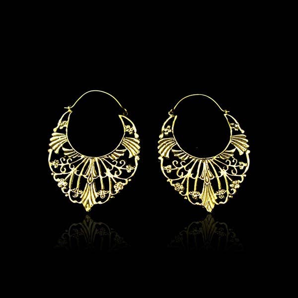Vives de la Cortada SCP - Pendientes de Bronce Florales 8-