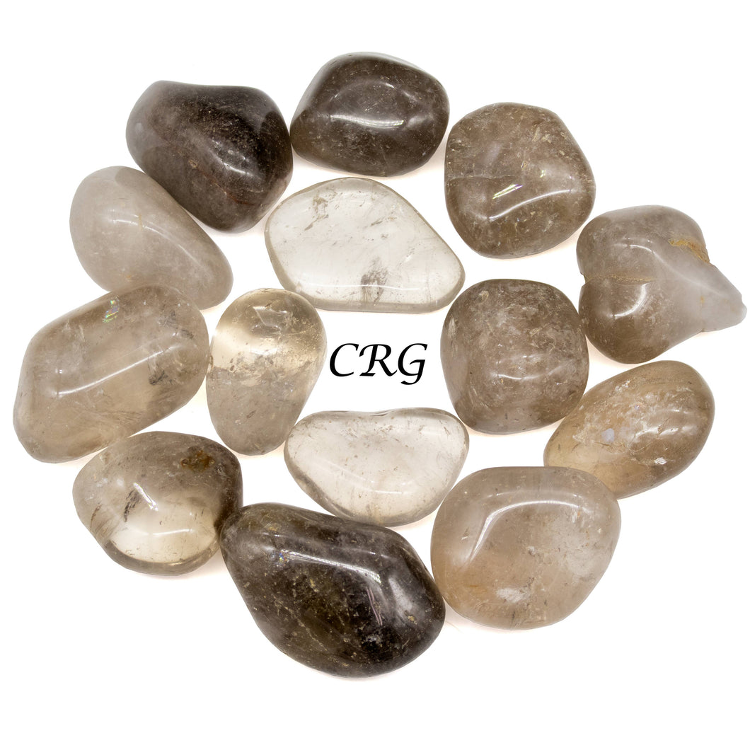 Crystal River Gems LLC - 1 LB. LOT -  Smoky Quartz Tumbled from Brazil / 1